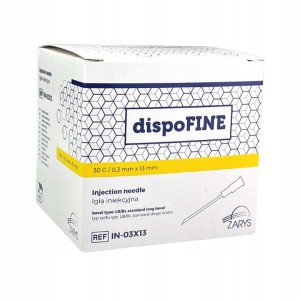 Igły Iniekcyjne Zarys różne rozmiary