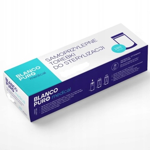 Torebki do sterylizacji BLANCO PURO 90x230 mm 200 szt