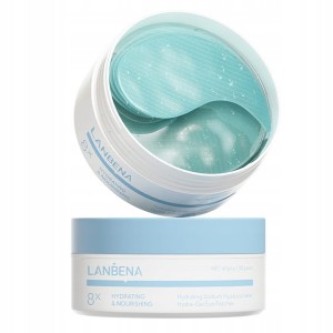 Lanbena Nawilżające i Odżywiające Żelowe Płatki Pod Oczy Kwas Hialuronowy