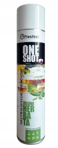 ODŚWIEŻACZ FRESHTEK Powietrza Silny Neutralizator ONE SHOT 600ml zapach Zielona Herbata