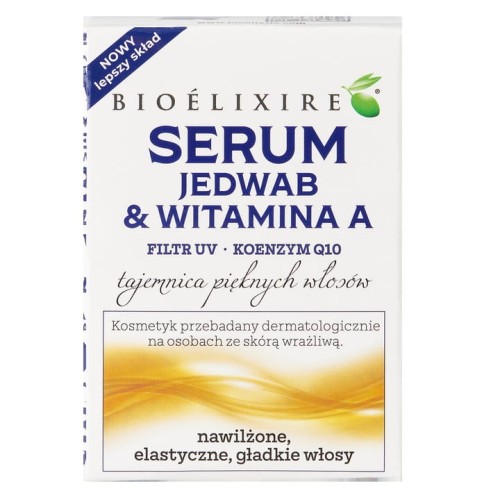 Bioelixire Serum Jedwab + Witamina A 20ml Filtr UV + Q10