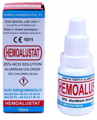 Hemoalustat 10 ml płyn do hamowania, tamowania krwawienia