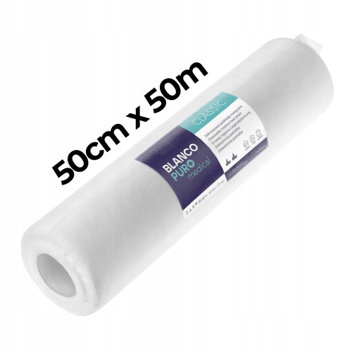 Podkład flizelinowy włókninowy rolka 50 cm x 50 mb Blanco Puro