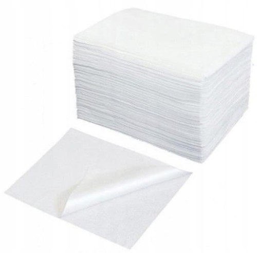 Ręcznik Fryzjerski Włókninowo-Celulozowy GŁADKI 70x40cm opakowanie 100 szt. Eko-Higiena