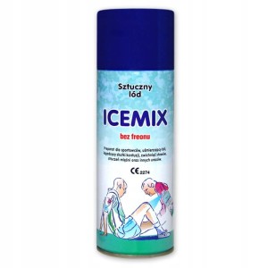 ICE-MIX SZTUCZNY LÓD ZAMRAŻACZ SPRAY CHŁODZĄCY 200ml