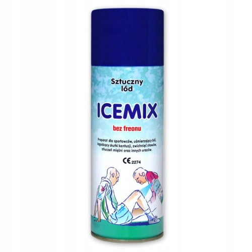 ICE-MIX SZTUCZNY LÓD ZAMRAŻACZ SPRAY CHŁODZĄCY 200ml