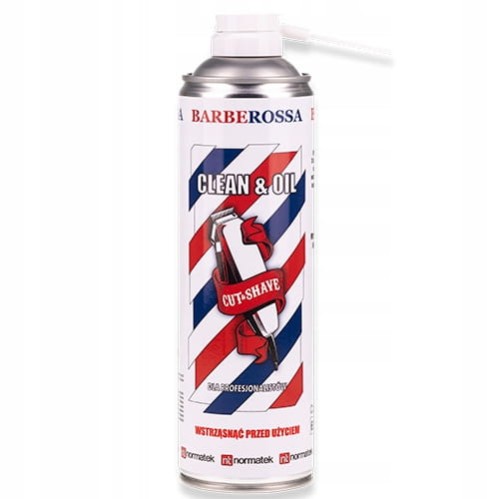 BARBEROSSA CLEAN OIL 5w1 CZYSZCZENIE MASZYNEK 500ML