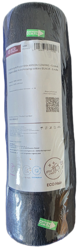 Kołnierzyki fryzjerskie kryza fryzjerska opakowanie 500 szt. (5 ROLEK) EKO-HIGIENA CZARNE
