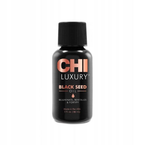 Chi Luxury serum z olejkiem z czarnuszki do regeneracji włosów 15ml