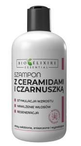 Szampon Bioelixire 300 ml z czarnuszką stymulacja porostu włosów