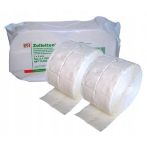 Waciki bezpyłowe zelletten 1000 szt. 12-warstw grube