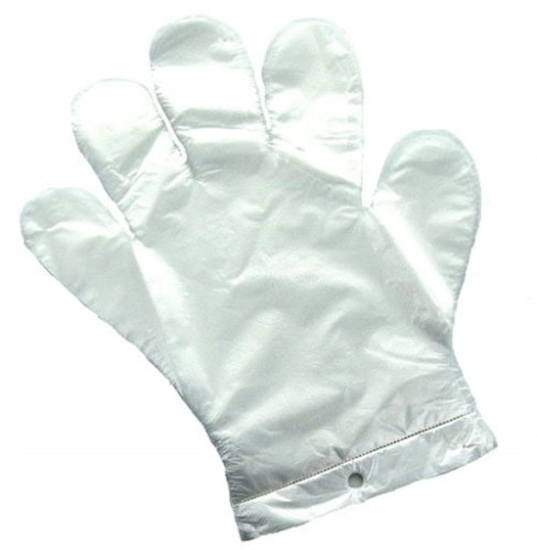 Rękawiczki Foliowe zrywki opakowanie 100 szt. rozmiar uniwersalny