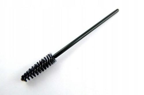Szczoteczka do rzęs i brwi spiralka 1 szt. czarna